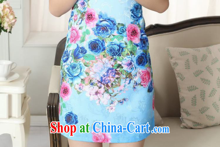 Shanghai optimization new summer elegance Chinese qipao improved graphics thin short cheongsam picture color 2 XL pictures, price, brand platters! Elections are good character, the national distribution, so why buy now enjoy more preferential! Health