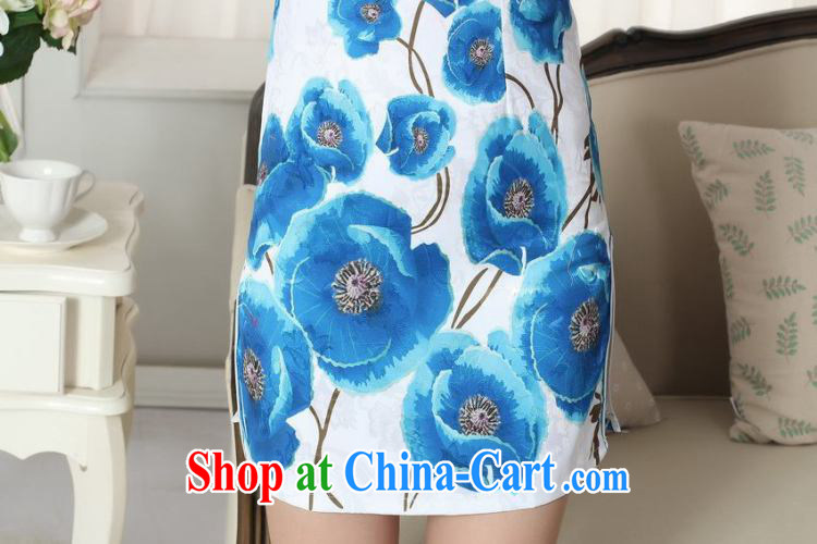 Shanghai, optimize purchase lady stylish jacquard cotton cultivating short cheongsam dress new Chinese qipao gown picture color 2 XL pictures, price, brand platters! Elections are good character, the national distribution, so why buy now enjoy more preferential! Health