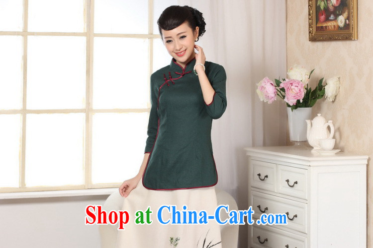 Uh, Ms. JOSEPH Tang Women's clothes summer wear T-shirt, cotton for the hand-painted Chinese Han-female improved Tang in cuff - A dark XXL pictures, price, brand platters! Elections are good character, the national distribution, so why buy now enjoy more preferential! Health