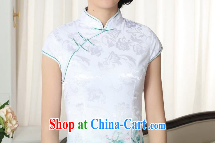 Take the lady daily fashion jacquard cotton cultivation short cheongsam dress Chinese improved, flower for new dresses dress such as the color 2 XL pictures, price, brand platters! Elections are good character, the national distribution, so why buy now enjoy more preferential! Health