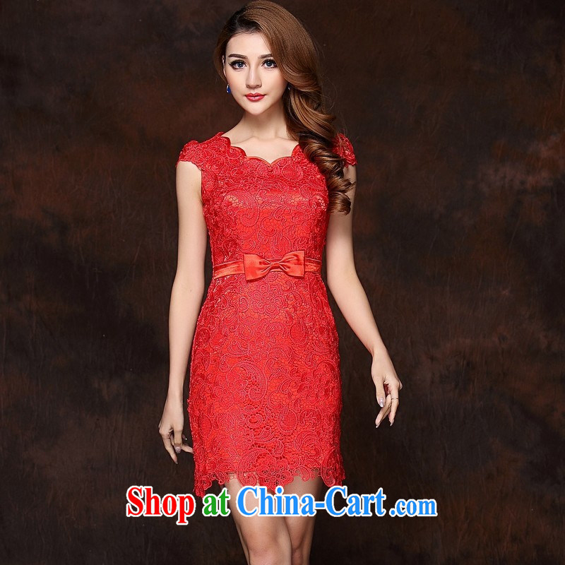 Black butterfly store 15 new spring, female elegant atmosphere only lace-style the waist Bow Tie package and dresses wedding banquet red XXL, A . J . BB, shopping on the Internet