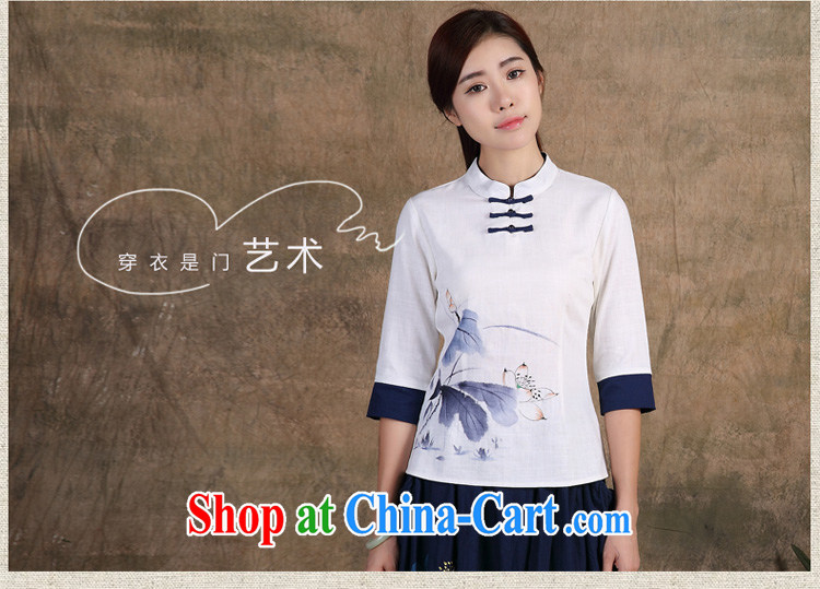 Mr Henry Tang, Id al-Fitr, the new 2015 National wind Beauty Fashion the tie Ms. T-shirt with improved Han-pre-sale may 15, white XL pictures, price, brand platters! Elections are good character, the national distribution, so why buy now enjoy more preferential! Health