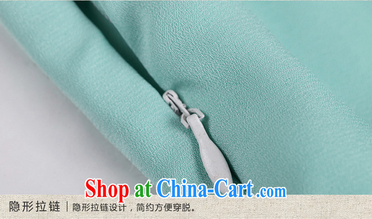 Mr Tang, Id al-Fitr, the new 2015 National wind retro beauty 7 cuff Chinese clothing improved cheongsam shirt light green L pictures, price, brand platters! Elections are good character, the national distribution, so why buy now enjoy more preferential! Health