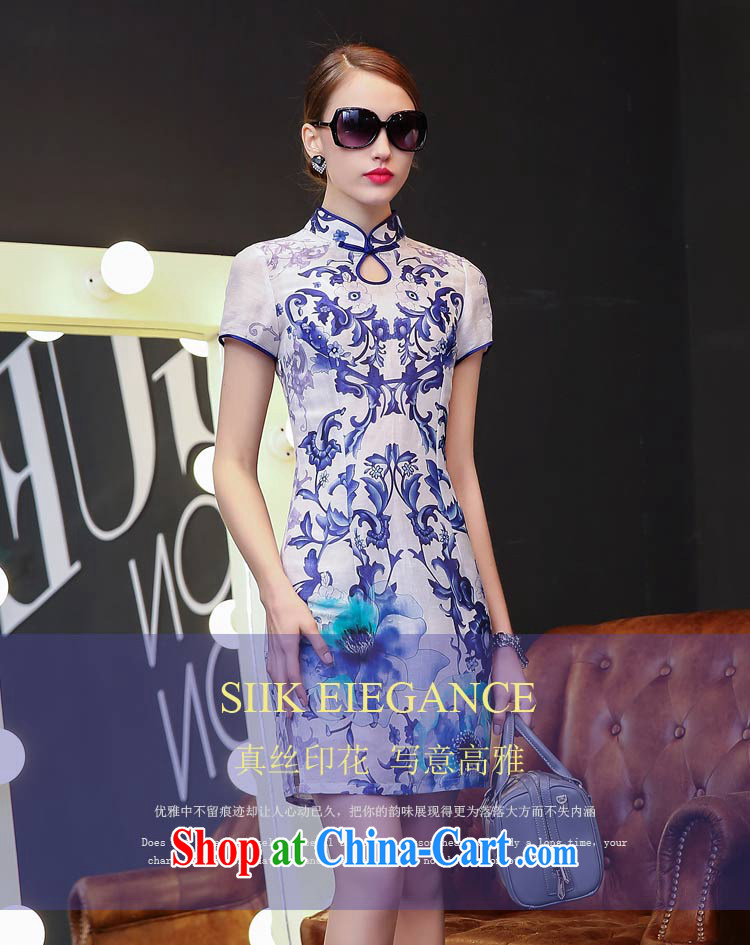 Recall that advisory committee that Children Summer 2015 new stamp blue and white porcelain qipao, for cultivating cheongsam 85,108 blue and white porcelain XL pictures, price, brand platters! Elections are good character, the national distribution, so why buy now enjoy more preferential! Health