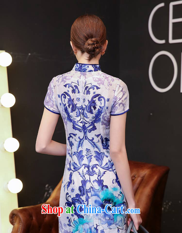 Recall that advisory committee that Children Summer 2015 new stamp blue and white porcelain qipao, for cultivating cheongsam 85,108 blue and white porcelain XL pictures, price, brand platters! Elections are good character, the national distribution, so why buy now enjoy more preferential! Health