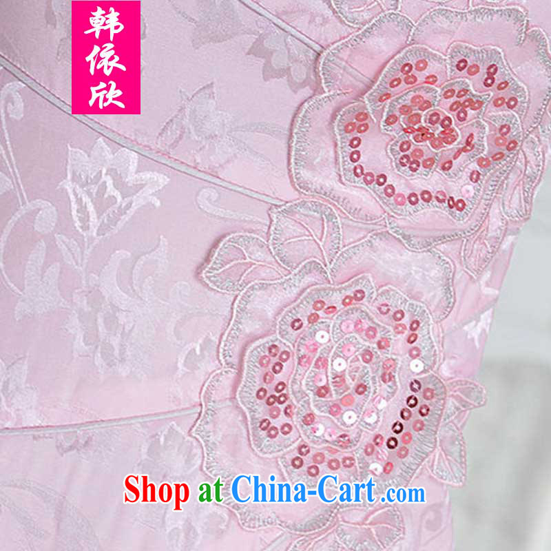 Korea in 2015 was new, improved stylish embroidered clothes video waist dresses summer dresses dresses pink XL, Korea in accordance with, and, on-line shopping