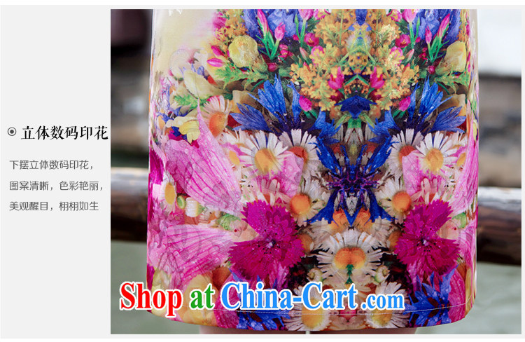 2015 new spring and summer day dresses short dresses, embroidery round-low for improved and stylish beauty cheongsam dress the white XXL pictures, price, brand platters! Elections are good character, the national distribution, so why buy now enjoy more preferential! Health