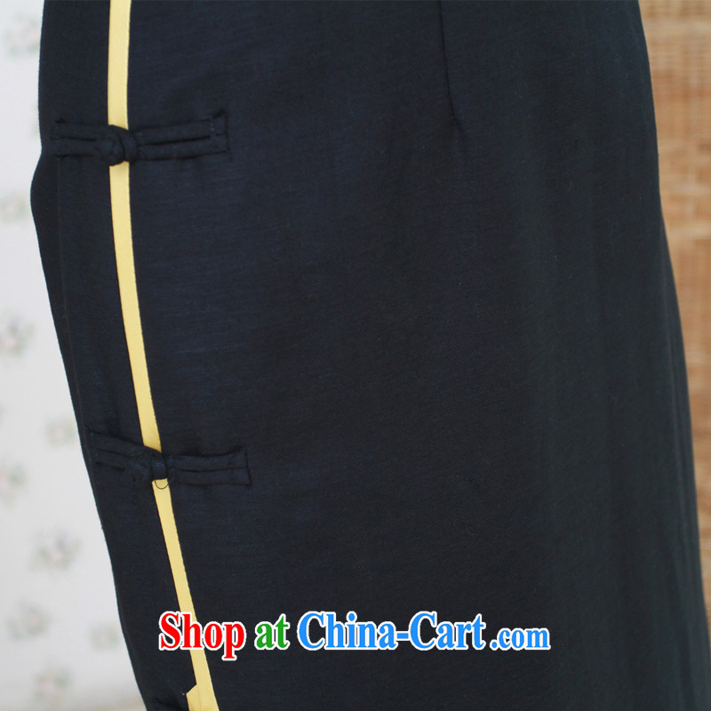 once and for all, black cotton robes sepia colored rimmed everyday dresses long, advanced custom black tailored 10 Day Shipping, once and for all (EFU), shopping on the Internet
