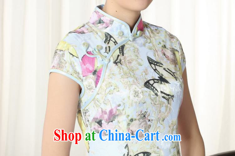 And Jing Ge new summer elegance Chinese qipao Chinese graphics thin short cheongsam picture color XL pictures, price, brand platters! Elections are good character, the national distribution, so why buy now enjoy more preferential! Health