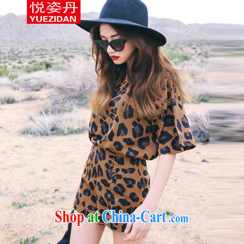Yue Chi Dan 2015 new female wild sexy Leopard package picture color M, colorful Dan, shopping on the Internet