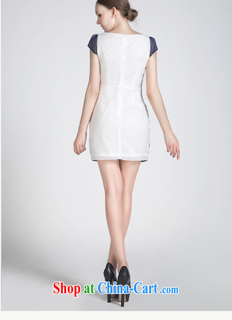 The 2015 spring and summer European root yarn embroidered a waist short-sleeve dresses retro elegant qipao stamp duty Po blue XL pictures, price, brand platters! Elections are good character, the national distribution, so why buy now enjoy more preferential! Health