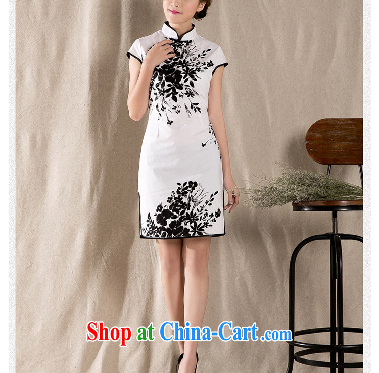The card is still (YERCARSEN) 2015 summer new Stylish retro cheongsam dress ethnic Chinese style and elegant stamp girls dresses white XXL pictures, price, brand platters! Elections are good character, the national distribution, so why buy now enjoy more preferential! Health