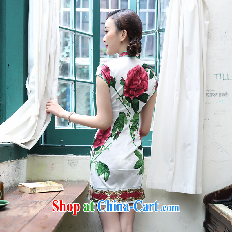proverbial hero once and for all and I should be grateful if you would celebrate new spring and summer dresses day dresses and stylish improved national wind cheongsam dress white 2XL, fatally jealous once and for all, and shopping on the Internet