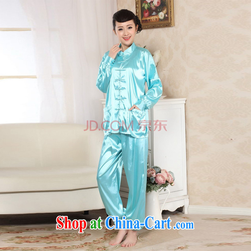 Uh, Ms. JOSEPH spring loaded Tang is set up for Ms. damask long-sleeved T-shirt Kung Fu Tai Chi clothing - E picture color XXL, cotton, Joseph, and shopping on the Internet