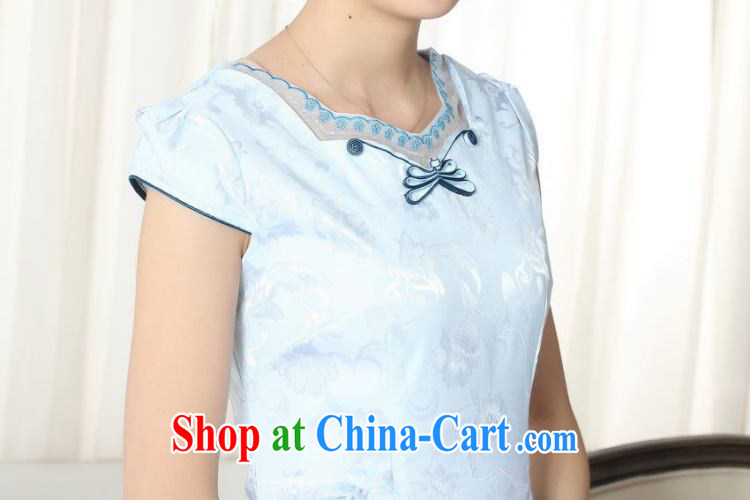 Joseph cotton lady stylish jacquard cotton cultivating short cheongsam dress new improved cheongsam dress picture color XXL pictures, price, brand platters! Elections are good character, the national distribution, so why buy now enjoy more preferential! Health
