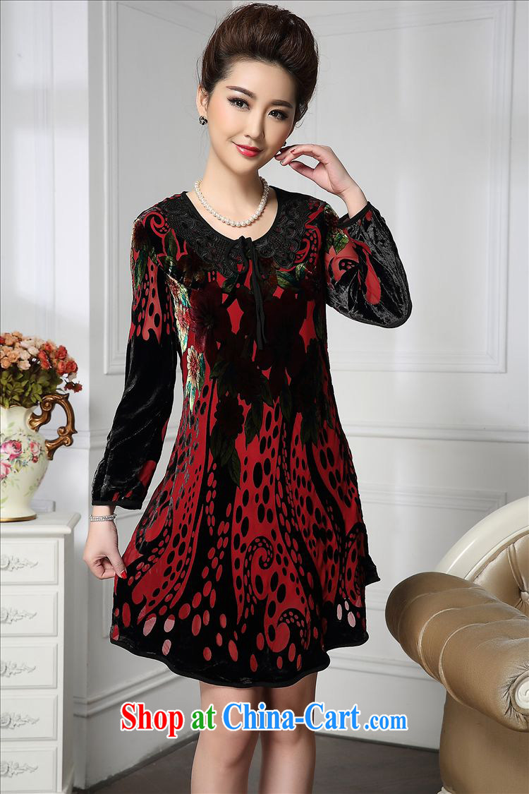 Forest narcissus spring 2015 the new fashion, long lace round-collar curl tread comfortable sauna silk stitching velvet dress HGL - 672 dark green XXXXL pictures, price, brand platters! Elections are good character, the national distribution, so why buy now enjoy more preferential! Health