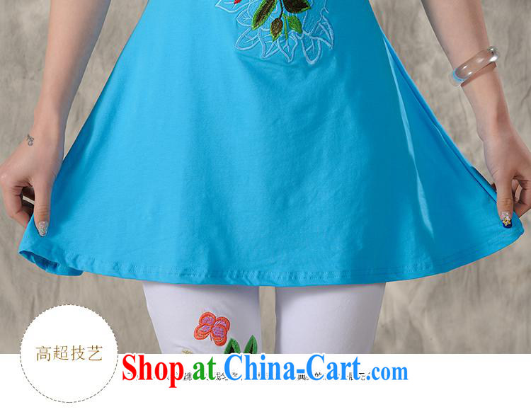 Black butterfly women 2015 spring and summer new ethnic wind Embroidery is not rules, with a short-sleeved shirt T female A 492 black 2 XL pictures, price, brand platters! Elections are good character, the national distribution, so why buy now enjoy more preferential! Health