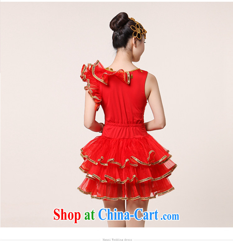 2015 new, modern dance Latin Dance Show Dance clothing Girls show their dance costumes yangko dance partner dance clothing blades as well as modern dance costume yellow XXL pictures, price, brand platters! Elections are good character, the national distribution, so why buy now enjoy more preferential! Health