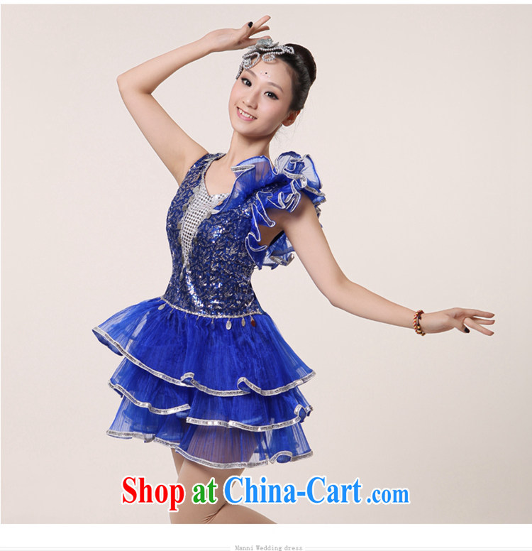 2015 new, modern dance Latin Dance Show Dance clothing Girls show their dance costumes yangko dance partner dance clothing blades as well as modern dance costume yellow XXL pictures, price, brand platters! Elections are good character, the national distribution, so why buy now enjoy more preferential! Health