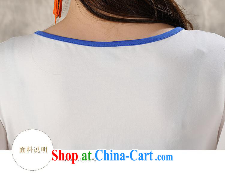 Black butterfly larger female summer new ethnic wind embroidered stitching fly cuff short sleeves shirt T A 496 white 4XL pictures, price, brand platters! Elections are good character, the national distribution, so why buy now enjoy more preferential! Health