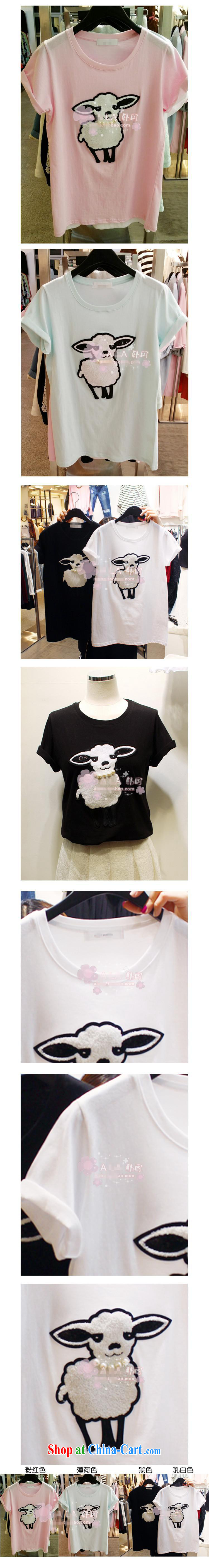 hamilton 2015 spring and summer with the East Gate girls flocking sheep sheep nails Pearl short-sleeve shirt T 4 color pink, code pictures, price, brand platters! Elections are good character, the national distribution, so why buy now enjoy more preferential! Health