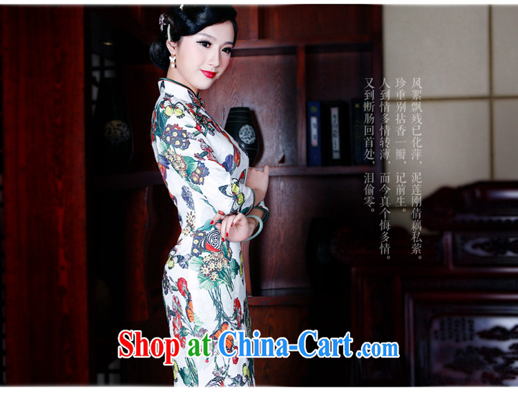 ruyi, 2015 China wind stamp duty cuff in cheongsam dress Stylish retro spring girls dresses suit 5203 M pictures, price, brand platters! Elections are good character, the national distribution, so why buy now enjoy more preferential! Health