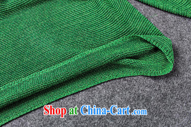 2015 spring European and American high-end female stars with V collar green knitted T-shirt matte the forklift truck leisure Kit skirt green L pictures, price, brand platters! Elections are good character, the national distribution, so why buy now enjoy more preferential! Health