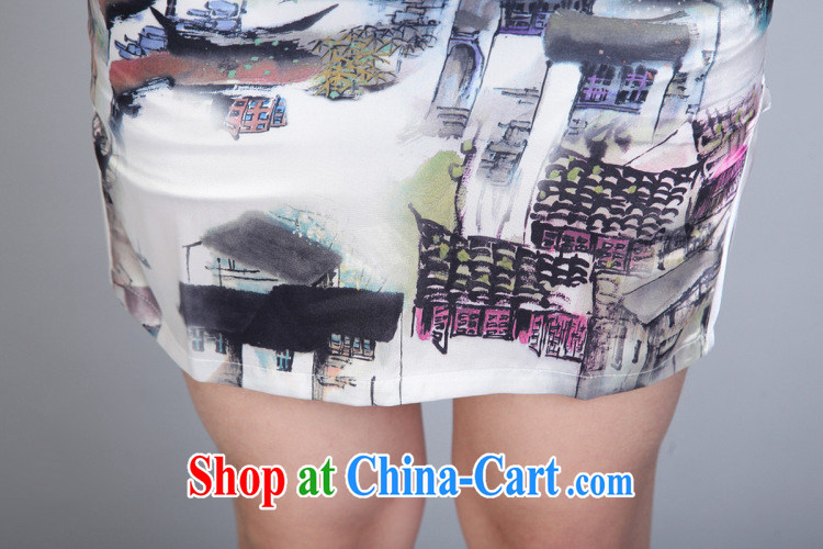 Take the Chinese cheongsam dress summer stylish Chinese, for Brocade short-sleeved clothes ceremonial cheongsam stylish improved cheongsam as color 2XL pictures, price, brand platters! Elections are good character, the national distribution, so why buy now enjoy more preferential! Health