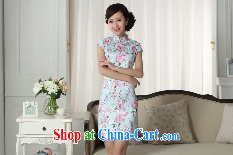 Joseph cotton lady stylish jacquard cotton cultivating short cheongsam dress new Chinese qipao gown picture color XXL pictures, price, brand platters! Elections are good character, the national distribution, so why buy now enjoy more preferential! Health