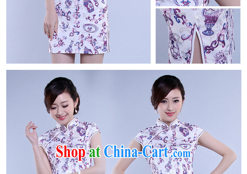 Video thin sweet girl with daily cheongsam dress summer stylish sexy retro beauty elegant qipao dresses XL pictures, price, brand platters! Elections are good character, the national distribution, so why buy now enjoy more preferential! Health