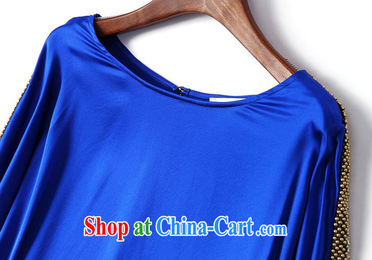 Health concerns women * 2015 European site spring and summer female new manually staple Pearl inserts drill bat sleeves round neck silk girls T-shirt green M pictures, price, brand platters! Elections are good character, the national distribution, so why buy now enjoy more preferential! Health