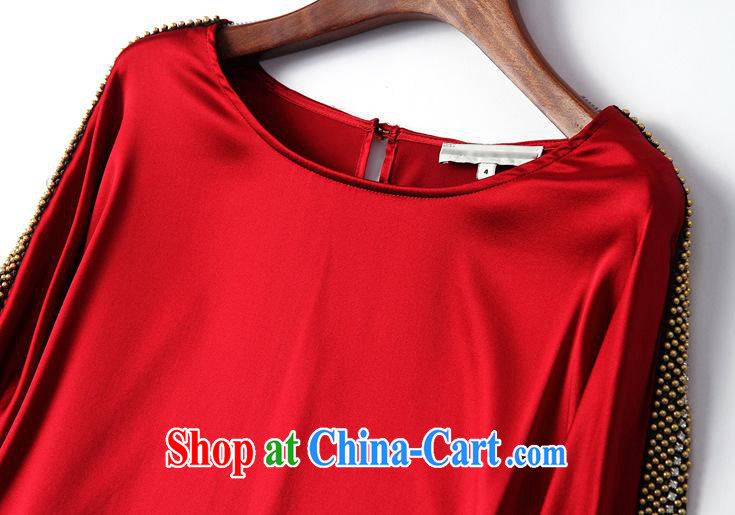Health concerns women * 2015 European site spring and summer female new manually staple Pearl inserts drill bat sleeves round neck silk girls T-shirt green M pictures, price, brand platters! Elections are good character, the national distribution, so why buy now enjoy more preferential! Health