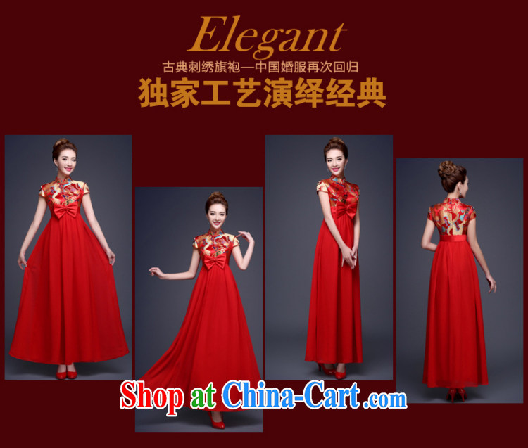 Pregnant women bridal long dresses summer 2015 New Products New Evening Dress long red wedding toast serving Phoenix and red short L pictures, price, brand platters! Elections are good character, the national distribution, so why buy now enjoy more preferential! Health