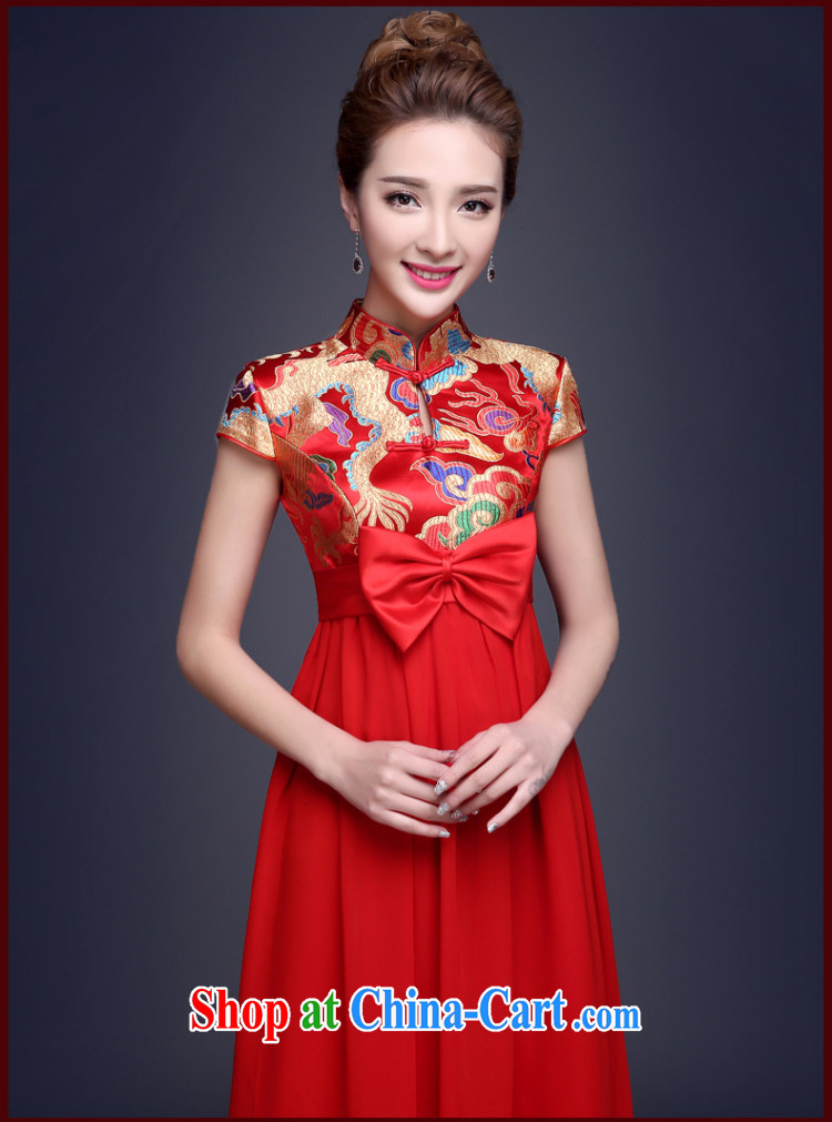 Pregnant women bridal long dresses summer 2015 New Products New Evening Dress long red wedding toast serving Phoenix and red short L pictures, price, brand platters! Elections are good character, the national distribution, so why buy now enjoy more preferential! Health