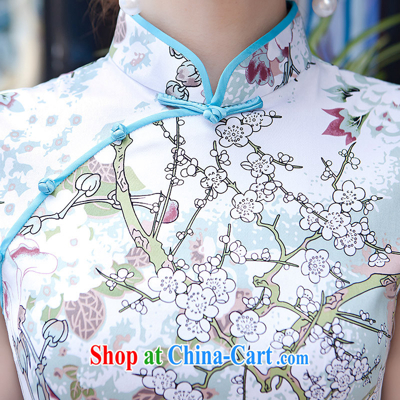 2015 spring new cheongsam dress improved fashion cheongsam dress in long robes beauty picture color XL, according to Lin, Elizabeth, and shopping on the Internet