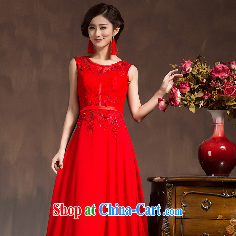 2015 autumn and winter cheongsam, Chinese Dress bride toast wedding service wedding dresses retro Length Spring, red XL Code, marriage of arts, shopping on the Internet