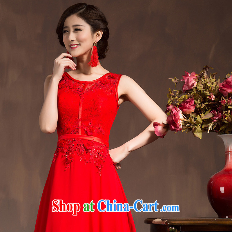 2015 autumn and winter cheongsam, Chinese Dress bride toast wedding service wedding dresses retro Length Spring, red XL Code, marriage of arts, shopping on the Internet