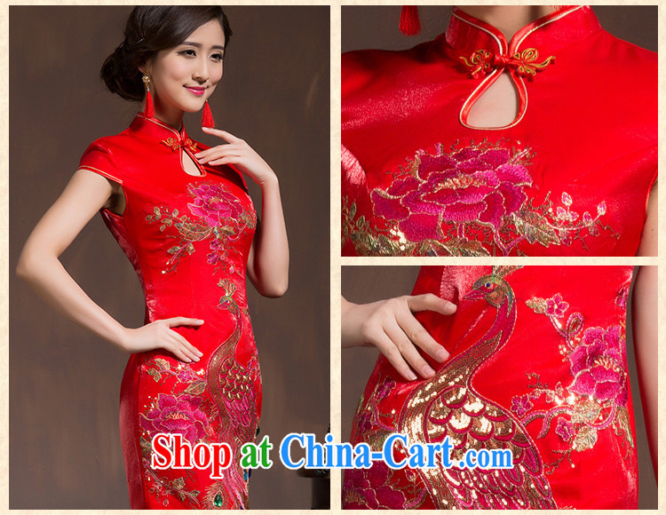 Bridal wedding dresses new 2015 wedding dresses red bows, clothes dresses retro improved spring red L code pictures, price, brand platters! Elections are good character, the national distribution, so why buy now enjoy more preferential! Health