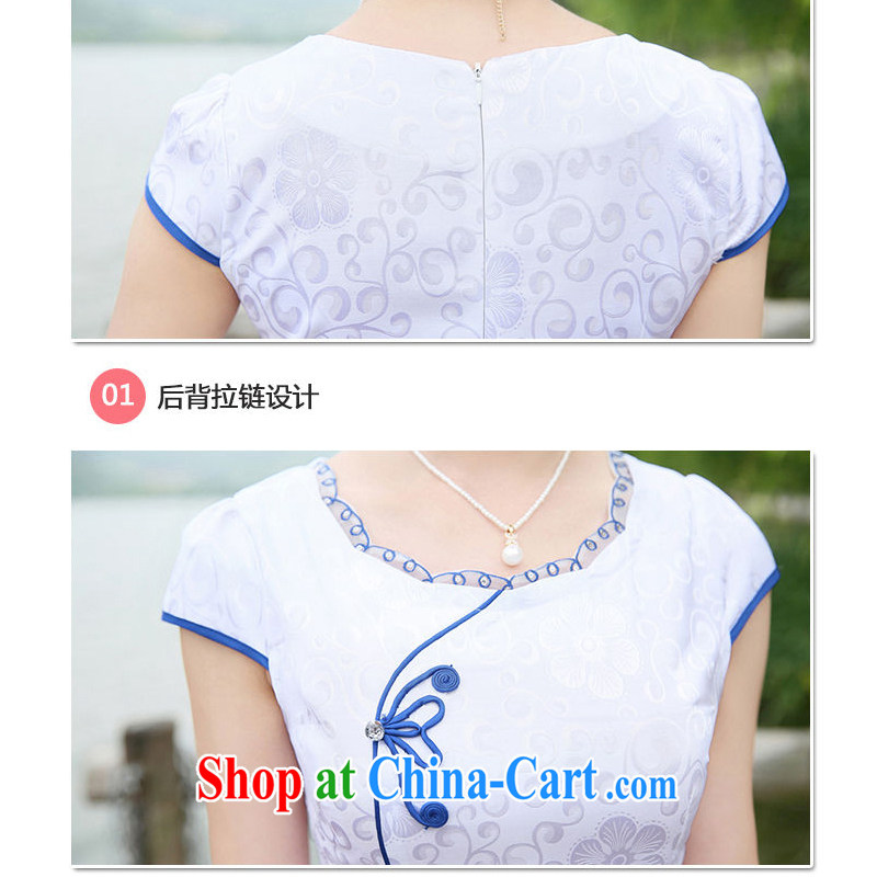 According to Tony BLAIR's 2015 new summer Korean beauty with semi-classic style stamp China wind qipao stylish dress suit de A 6 11 #8892 XXL pictures, price, brand platters! Elections are good character, the national distribution, so why buy now enjoy more preferential! Health