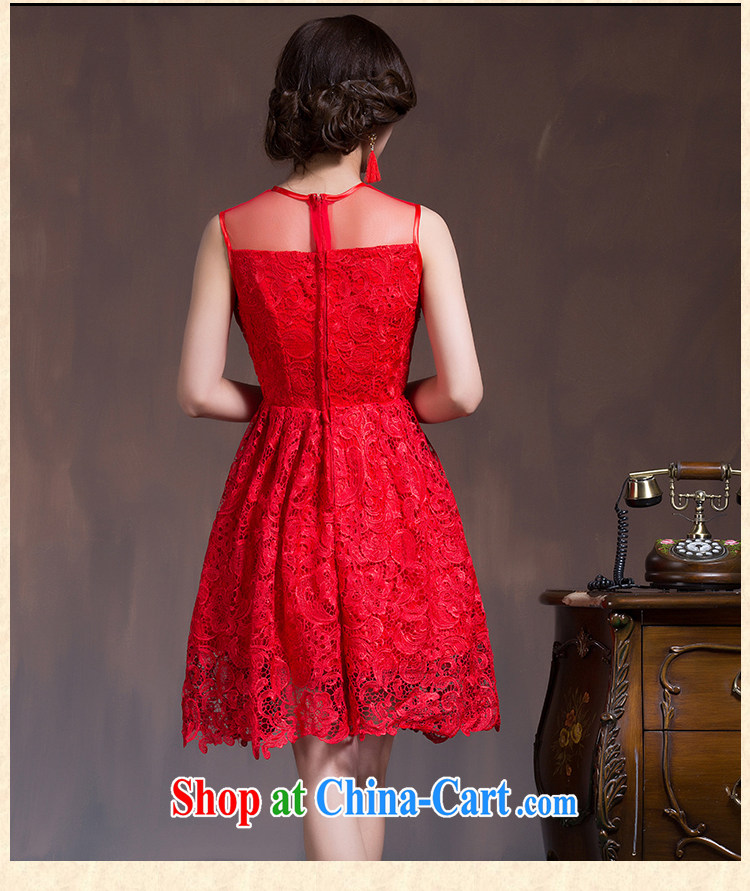 Toasting Service Bridal wedding dress red short New 2015 spring and summer dresses lace beauty dresses female Red XL code pictures, price, brand platters! Elections are good character, the national distribution, so why buy now enjoy more preferential! Health