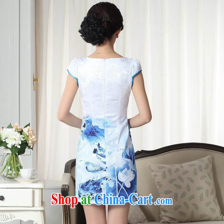 According to fuser summer new female elegance improved Chinese qipao the flap cultivating short cheongsam dress LGD/D #0304 figure 2 XL pictures, price, brand platters! Elections are good character, the national distribution, so why buy now enjoy more preferential! Health