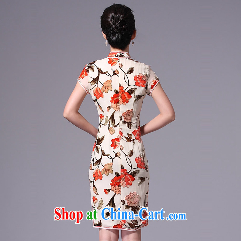 Cyd Ho Kwun Tong bonus the Silk Cheongsam/Summer 2013 standard MOM dresses skirts/improved stylish/G 33,278 picture color S, Sau looked Tang, and shopping on the Internet