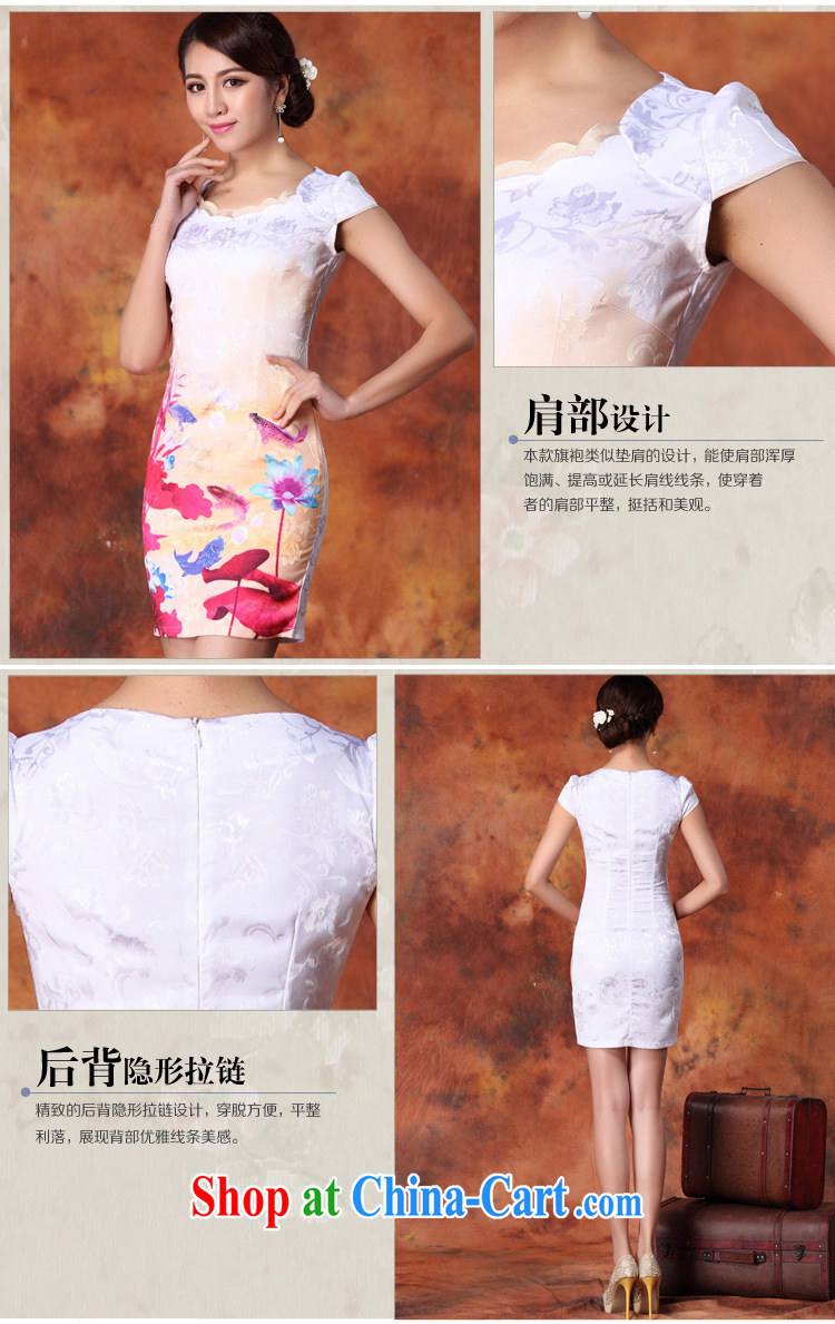 2015 new, short, decorated in summer, daily improvement and stylish dresses dress skirt retro style dress short-sleeved 29 red L pictures, price, brand platters! Elections are good character, the national distribution, so why buy now enjoy more preferential! Health