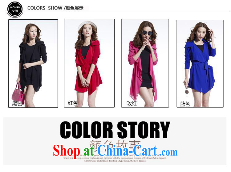 Qin Qing store 9236 counters spring new Korean windbreaker, long, single jacket female the red XL pictures, price, brand platters! Elections are good character, the national distribution, so why buy now enjoy more preferential! Health