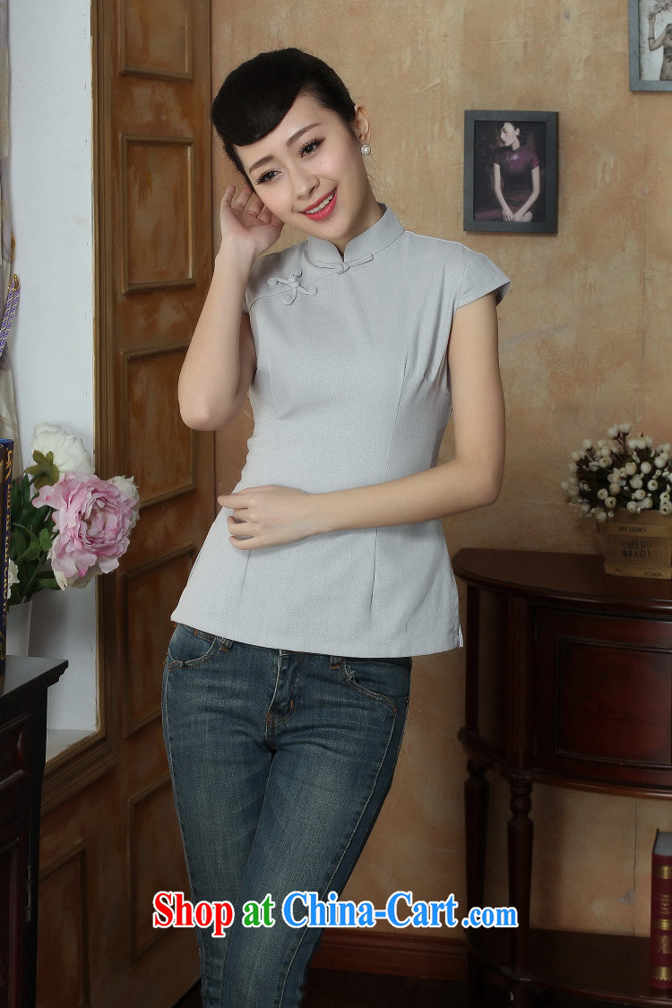 Take the dresses T-shirt summer new female Chinese National wind retro solid color T-shirt daily, Ms. improved Tang with dark green color 2XL pictures, price, brand platters! Elections are good character, the national distribution, so why buy now enjoy more preferential! Health