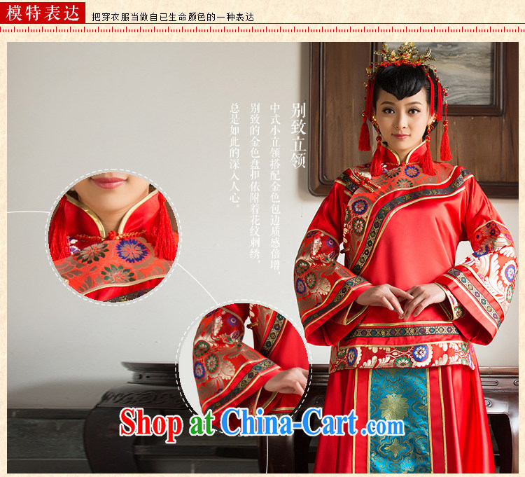 2015 new show reel service bridal gown bride dress toast use serving Chinese qipao marriage Red Red XL code pictures, price, brand platters! Elections are good character, the national distribution, so why buy now enjoy more preferential! Health