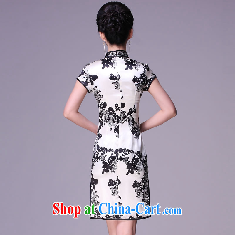 The CYD HO Kwun Tong' rainy night discouraged heavy Silk Cheongsam/2015 classic cheongsam dress summer improved stylish G 78,155 picture color XXXL, Sau looked Tang, shopping on the Internet
