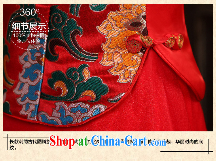 Marriage toast IMPROVED SERVICE 2015 New Red bridal retro lace cheongsam red XL code pictures, price, brand platters! Elections are good character, the national distribution, so why buy now enjoy more preferential! Health