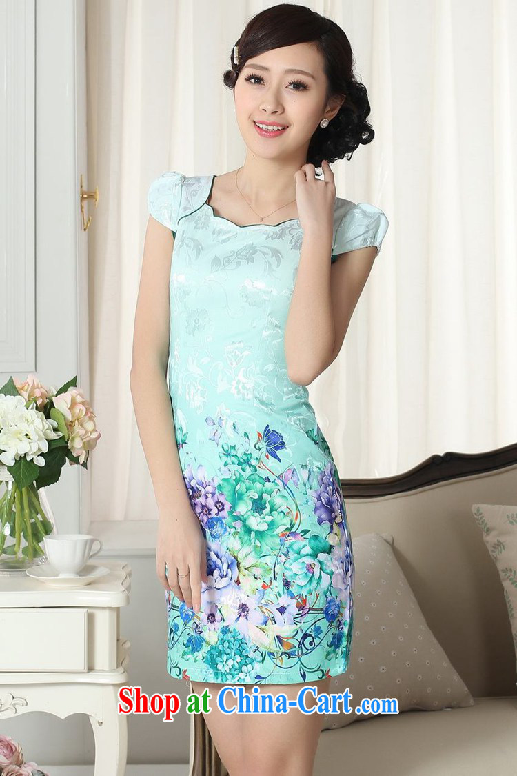 According to fuser new female improved cheongsam dress stylish jacquard cotton cultivating short Chinese qipao dress LGD/D 0303 #2 XL pictures, price, brand platters! Elections are good character, the national distribution, so why buy now enjoy more preferential! Health