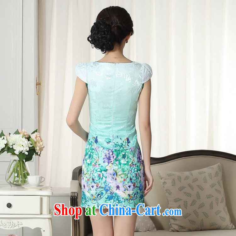 According to fuser new female improved cheongsam dress stylish jacquard cotton cultivating short Chinese qipao dress LGD/D 0303 #2 XL pictures, price, brand platters! Elections are good character, the national distribution, so why buy now enjoy more preferential! Health